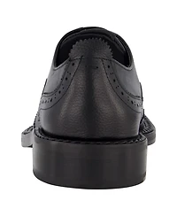 Karl Lagerfeld Paris Men's White Label Leather Wingtip Dress Shoes