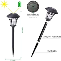 Maggift Solar Garden Path Lights 12-Pack Led Waterproof Outdoor Patio Yard Landscape
