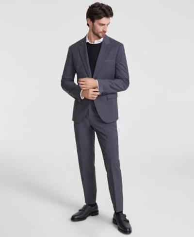 Hugo By Hugo Boss Mens Modern Fit Wool Blend Suit