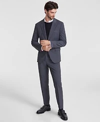 Hugo By Hugo Boss Mens Modern Fit Wool Blend Suit