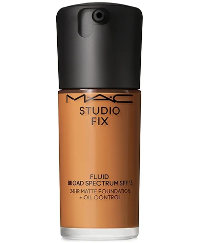 Mac Studio Fix Fluid Spf 15 24Hr Matte Foundation + Oil Control, 1 oz.