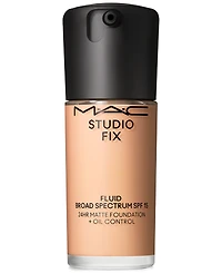 Mac Studio Fix Fluid Spf 15 24Hr Matte Foundation + Oil Control, 1 oz.