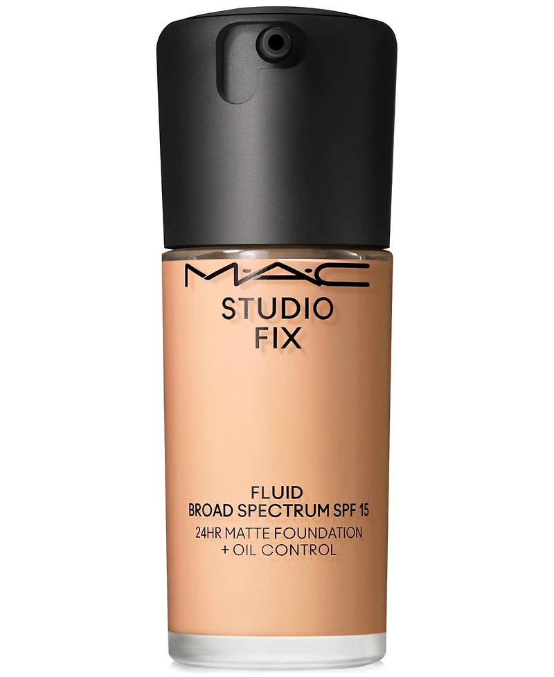 Mac Studio Fix Fluid Spf 15 24Hr Matte Foundation + Oil Control, 1 oz.