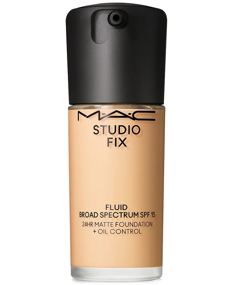 Mac Studio Fix Fluid Spf 15 24Hr Matte Foundation + Oil Control, 1 oz.