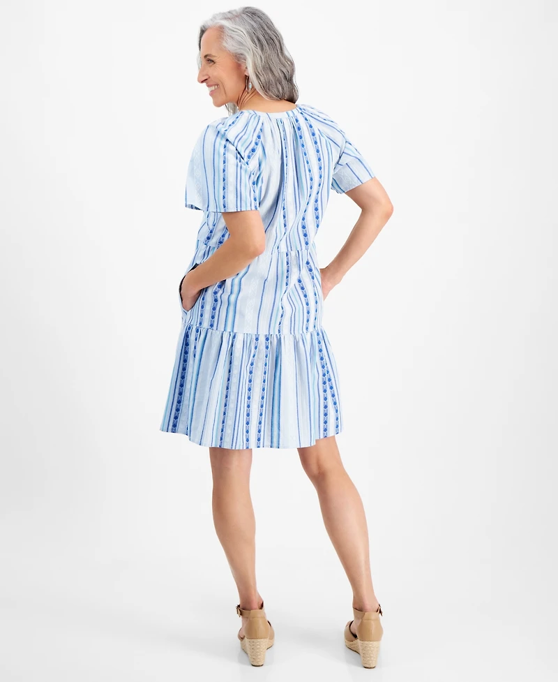 Style & Co Petite Tiered Dress, Created for Macy's
