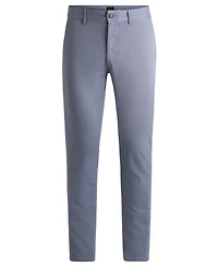 Boss by Hugo Boss Men's Stretch-Cotton Satin Slim-Fit Chinos