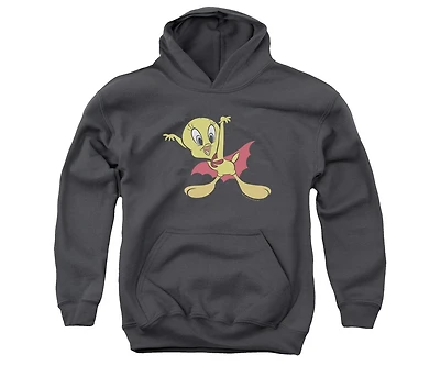 Looney Tunes Youth Vampire Tweety Pull Over Hoodie / Hooded Sweatshirt