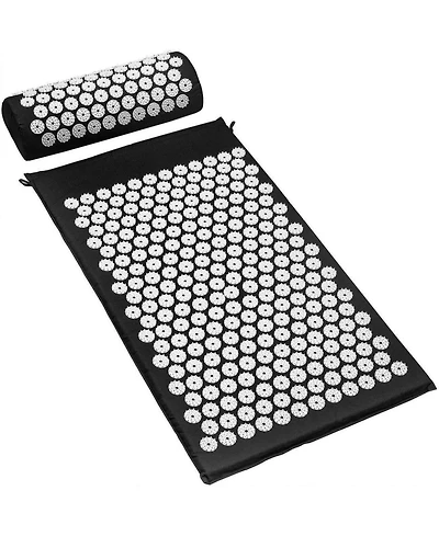 Sorbus Deluxe Acupressure Mat Pillow Set
