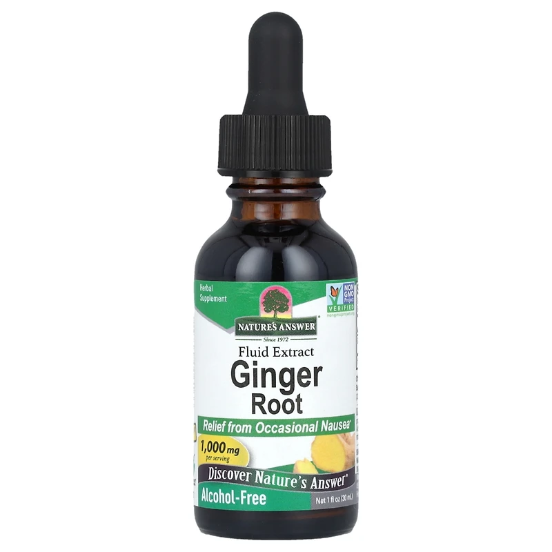 Nature's Answer Ginger Root Fluid Extract Alcohol-Free 1 000 mg - 1 fl oz (30 ml)