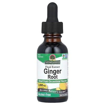 Nature's Answer Ginger Root Fluid Extract Alcohol-Free 1 000 mg - 1 fl oz (30 ml)