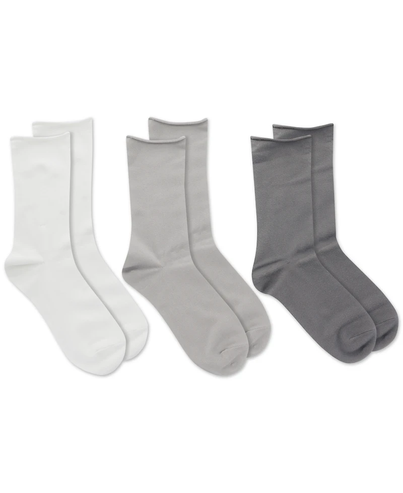 Lauren Ralph Women's Super Soft 3pk Roll-Top Socks 34026PK