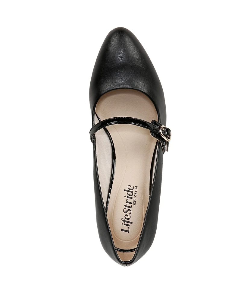 LifeStride Women's Gio Mary Jane 2 Wedge Pumps