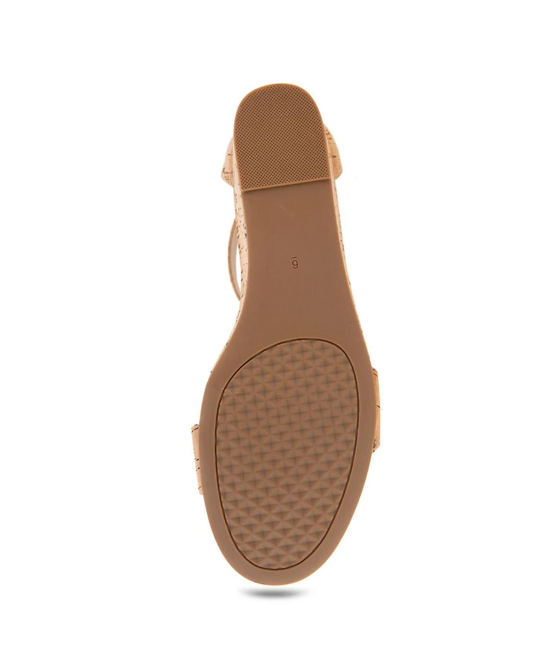 Aerosoles Women's Willis Buckle Strap Wedge Sandals