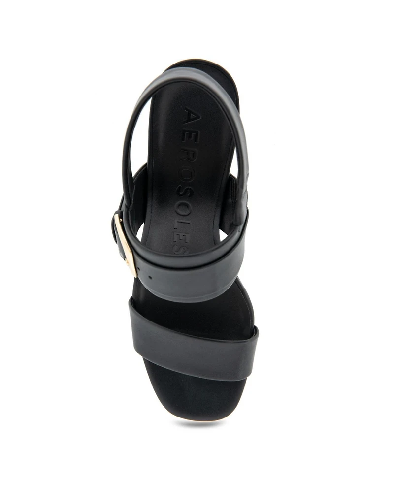 Aerosoles Women's Ellazia Buckle Strap Sandal Heels