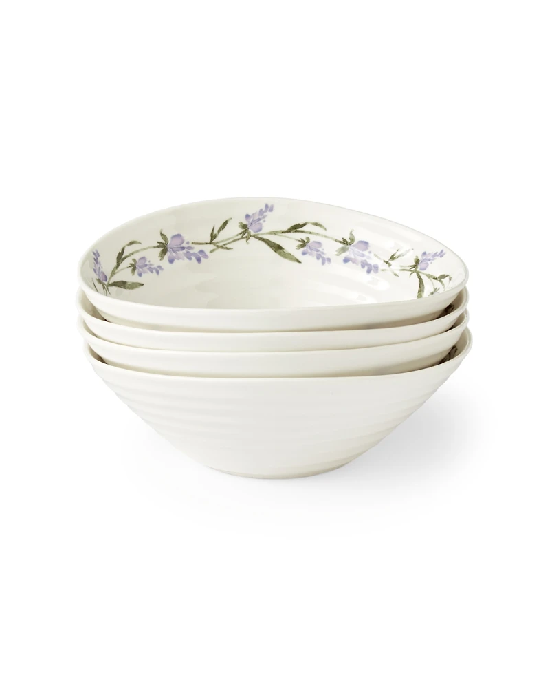 Portmeirion Sophie Conran Lavandula Cereal Bowls, Set of 4