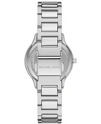 Michael Kors Women's Sage Three-Hand Silver-Tone Stainless Steel Watch 31mm