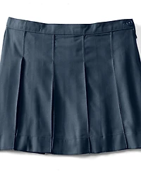 Lands' End Big Girls Box Pleat Skirt Above the Knee