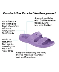Totes Women's Molded Puffy Slide with Everywear