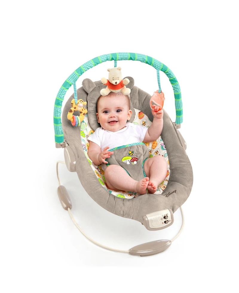 Winnie The Pooh Dots Hunny Pots Bouncer