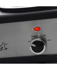 MegaChef Triple 2.5 Quart Slow Cooker and Buffet Server