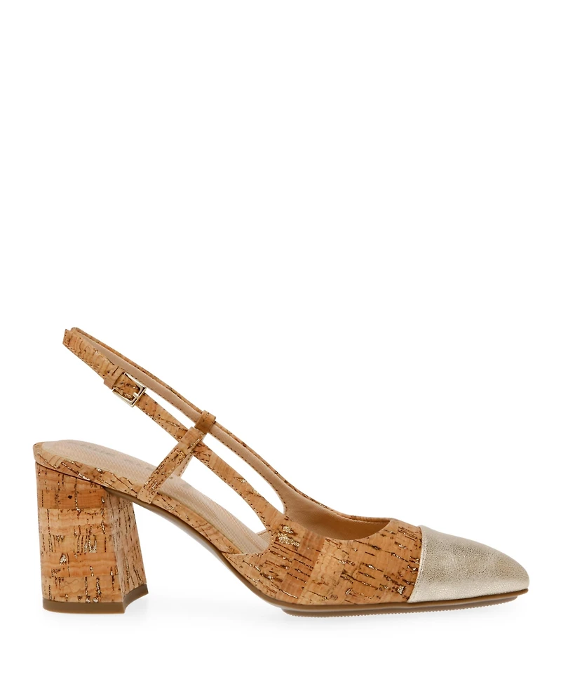 Anne Klein Women's Brooklyn Block Heel Slingback Dress Pumps