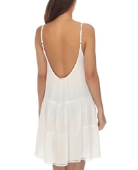 Raviya Women's Tiered Sleeveless Cover-Up Dress