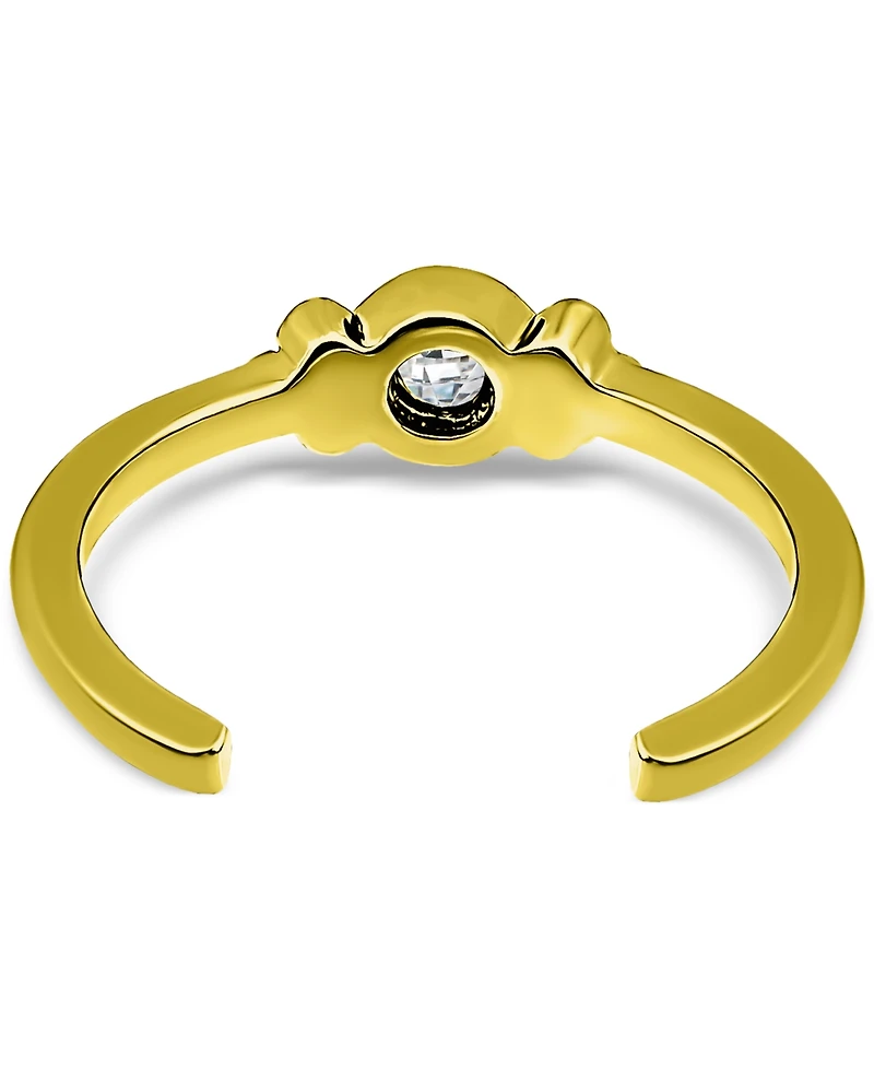 Giani Bernini Cubic Zirconia Bezel Fancy Toe Ring, Created for Macy's