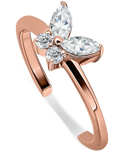 Giani Bernini Cubic Zirconia Butterfly Toe Ring, Created for Macy's