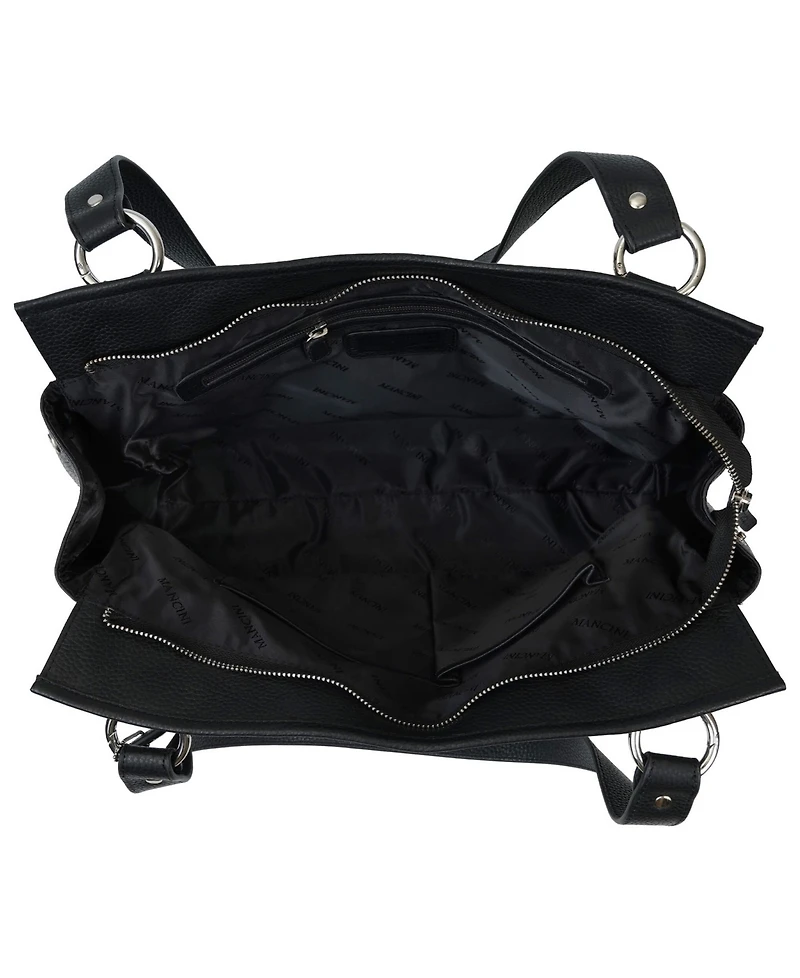 Mancini Pebble Kelsea Leather Shoulder Bag