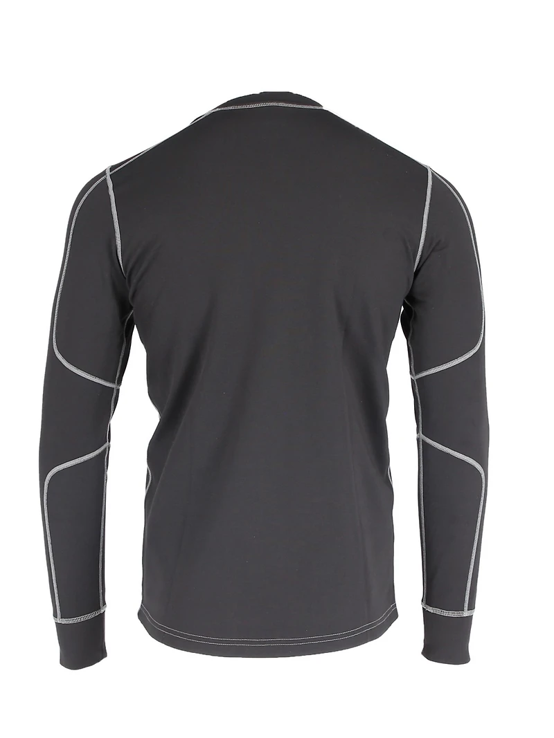 RefrigiWear Men's Heavyweight Stretch Knit Mid-Layer Top