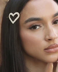 Ettika Aphrodite Heart Crystal Barrette Set