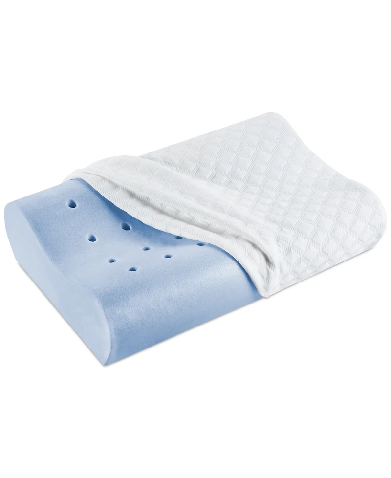 Therapedic Premier Contour Comfort Gel Memory Foam Pillow, King, Exclusively at Macy's