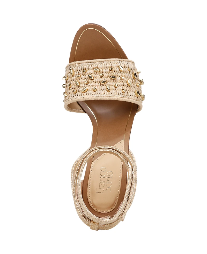 Franco Sarto Eleanor 2 Ankle Strap Evening Sandals