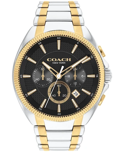 Coach Men's Jackson Two-Tone Stainless Steel Watch 45mm