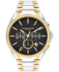 Coach Men's Jackson Two-Tone Stainless Steel Watch 45mm