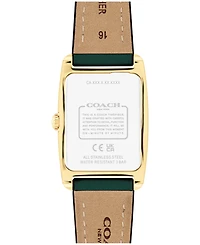 Coach Women's Reese Green Leather Watch 24mm