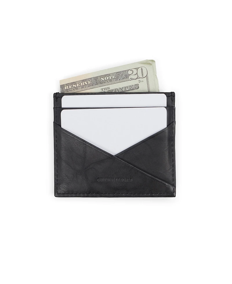 Kenneth Cole Reaction Men's Rfid Leather Slimfold Wallet with Removable Magnetic Card Case
