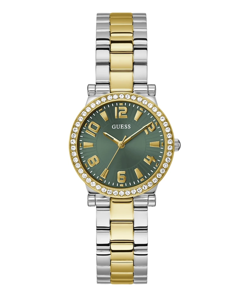 Guess Women's Analog Two-Tone Stainless Steel Watch, 32mm