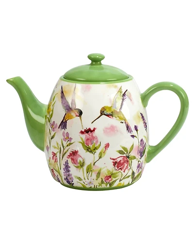 Certified International Hummingbirds Teapot, 40 oz