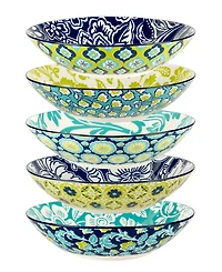 Certified International Tapestry Soup/Pasta Bowls, Set of 6