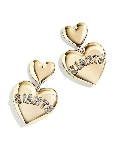 Women's Wear by Erin Andrews x Baublebar San Francisco Giants Heart Statement Drop Earrings