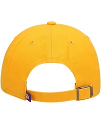 Men's '47 Brand Gold Los Angeles Lakers Clean Up Adjustable Hat