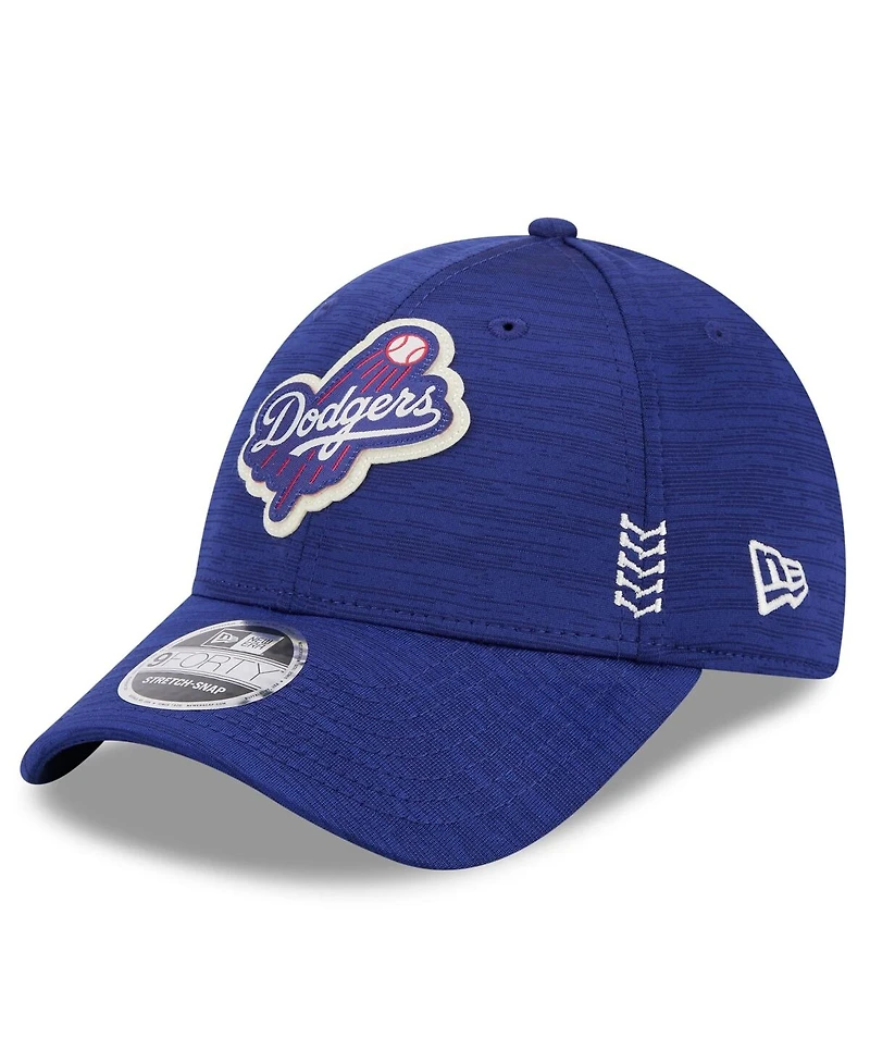 Men's New Era Royal Los Angeles Dodgers 2024 Clubhouse 9FORTY Adjustable Hat