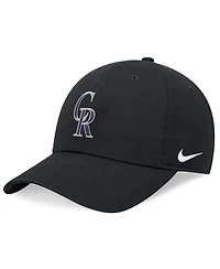 Men's Nike Black Colorado Rockies Evergreen Club Adjustable Hat