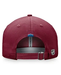 Women's Fanatics Burgundy Colorado Avalanche Authentic Pro Rink Adjustable Hat