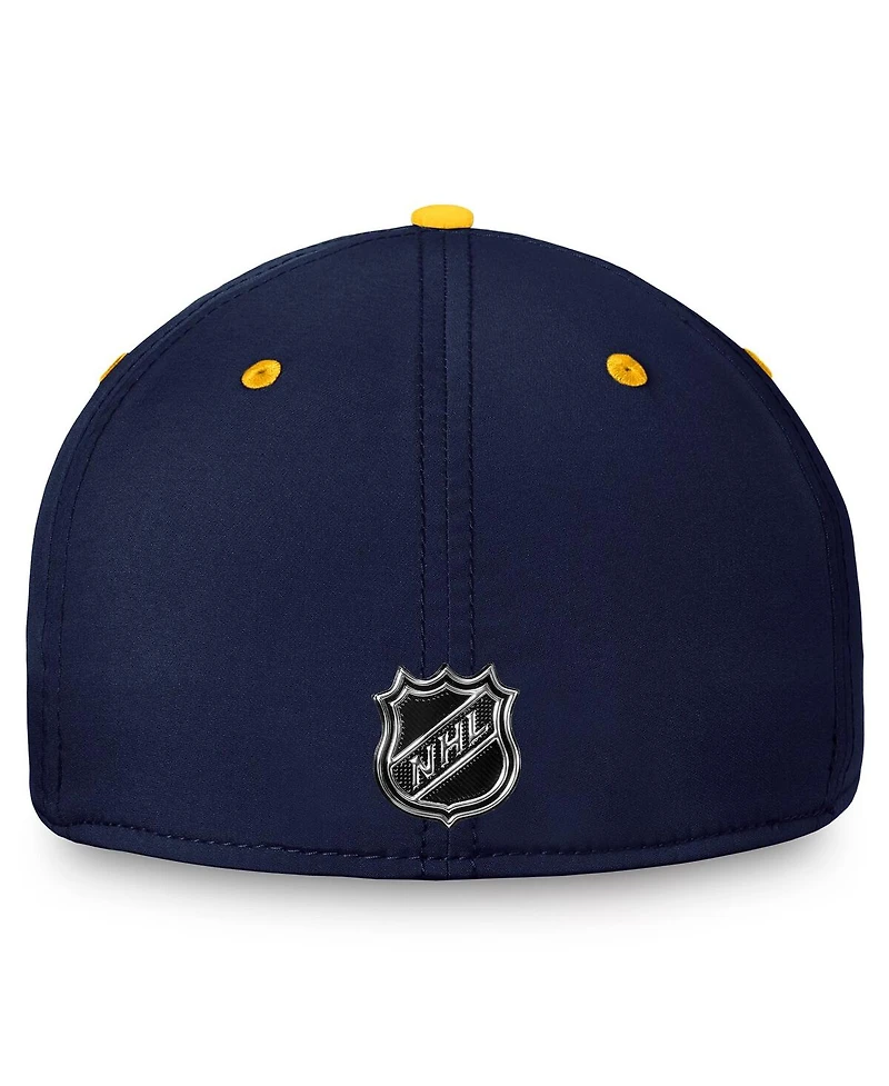 Men's Fanatics Navy, Gold St. Louis Blues Authentic Pro Rink Two-Tone Flex Hat
