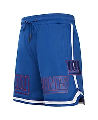Men's Pro Standard Royal New York Giants Classic Chenille Shorts