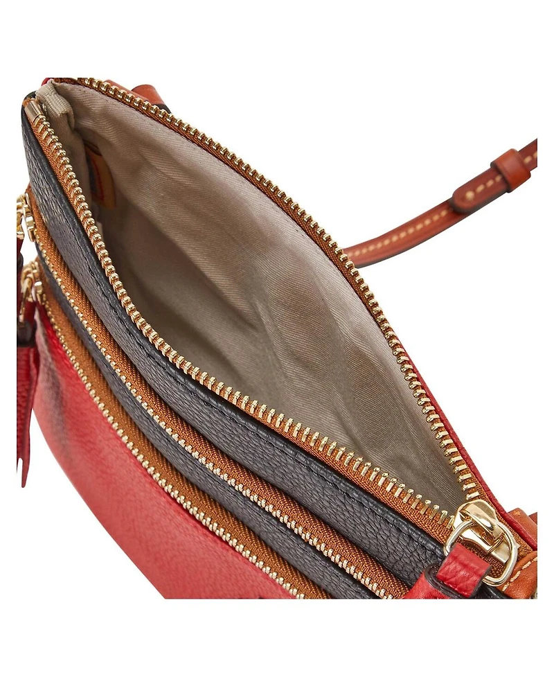 Women's Dooney & Bourke St. Louis Cardinals Infield Triple Zip Crossbody Purse