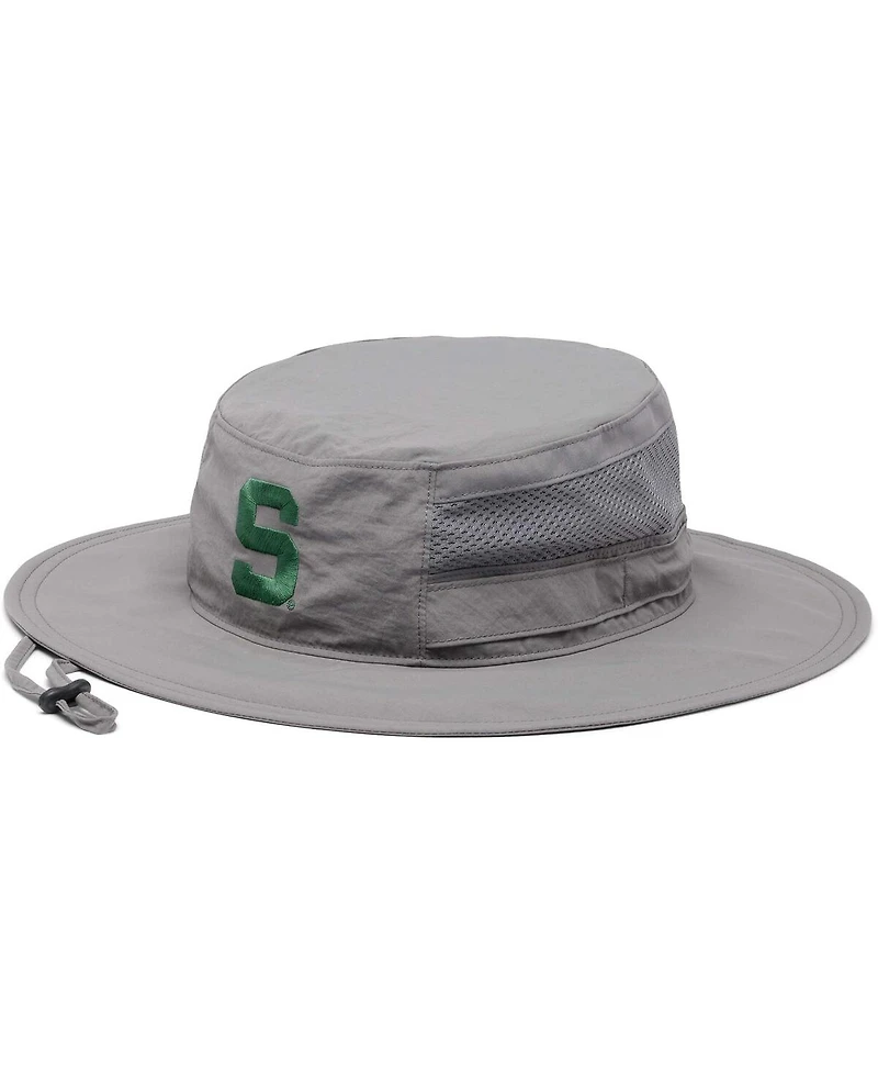 Men's and Women's Columbia Gray Michigan State Spartans Bora Bora Booney Ii Omni-Shade Hat
