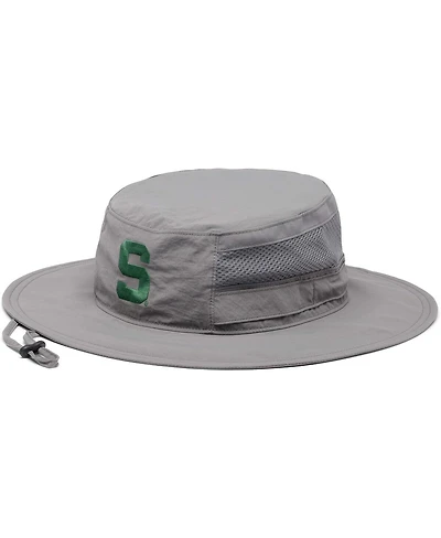 Men's and Women's Columbia Gray Michigan State Spartans Bora Bora Booney Ii Omni-Shade Hat